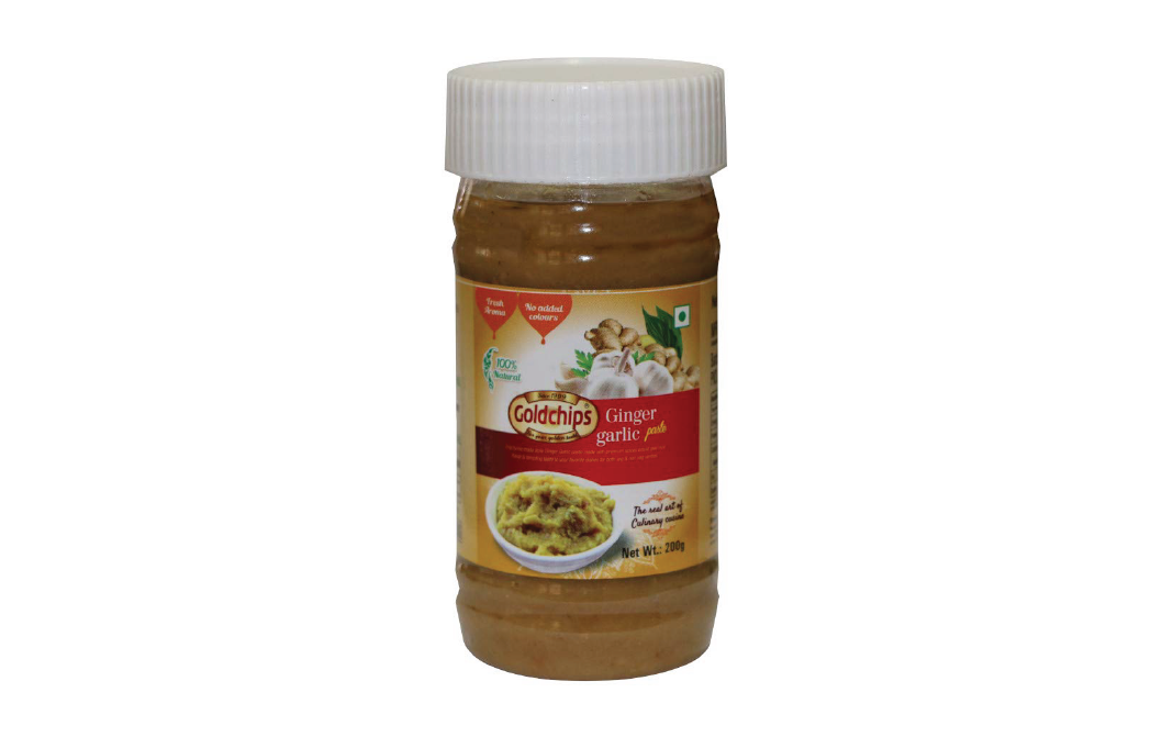 Goldchips Ginger Garlic Paste    Plastic Bottle  200 grams